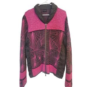 Blue Willi's Zip‎ up Cardigan Sweater Women Size XL